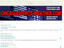 Tablet Screenshot of chicagosportsweather.com